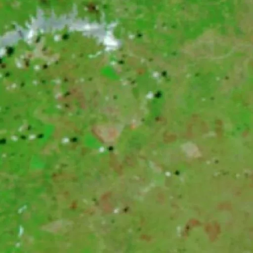 Wildfire near Jerumenha (Oct 13) — NASA satellite