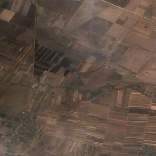 Wildfire near Jiana — Sentinel-2 true color