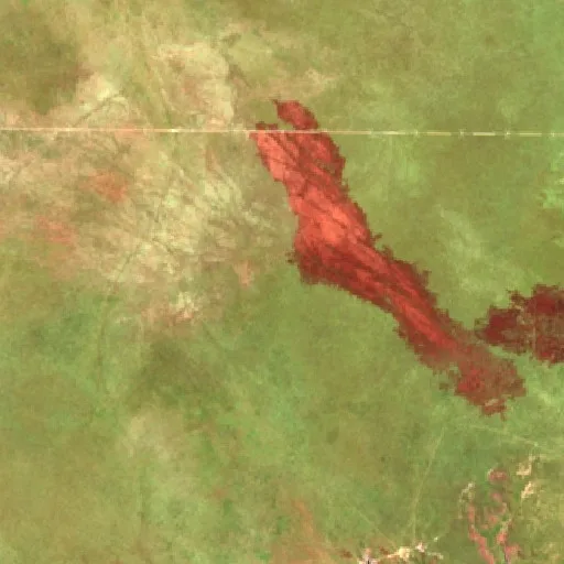 Incendio cerca de João Costa — Sentinel-2 SWIR (fuego)