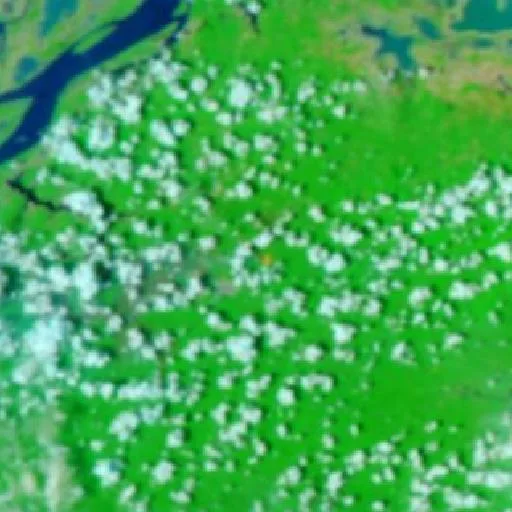 Wildfire near Juruti (Oct 28) — NASA satellite