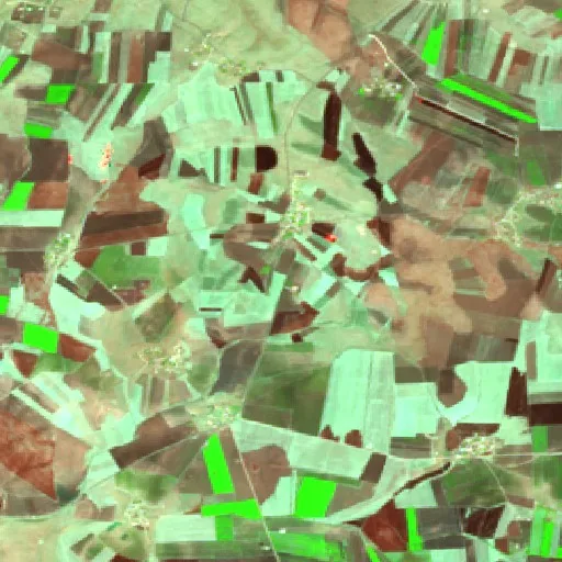 Wildfire near Kabahaydar — Sentinel-2 SWIR (fuego)
