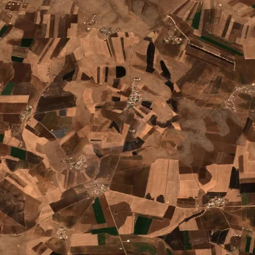 Wildfire near Kabahaydar — Sentinel-2 true color