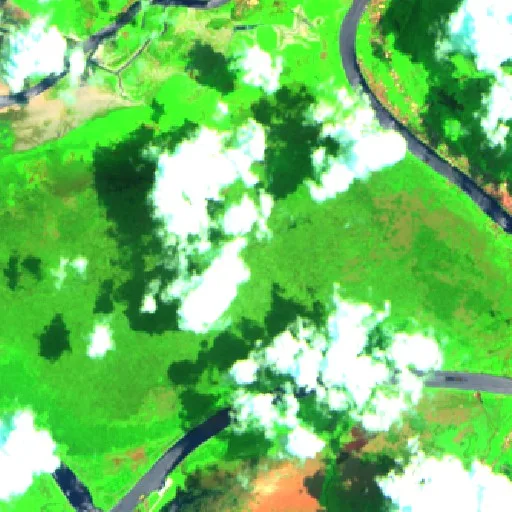 Wildfire near Kahala — Sentinel-2 SWIR (fuego)