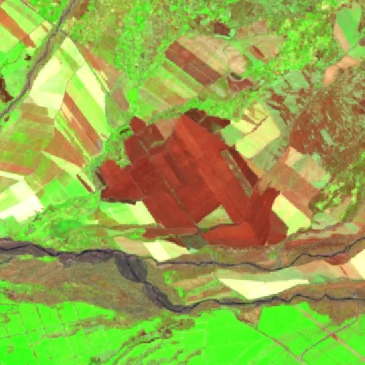 Wildfire near Kainantu — Sentinel-2 SWIR (fuego)
