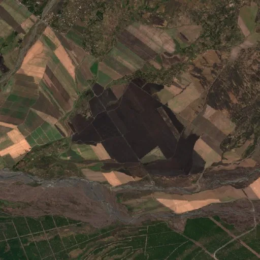 Wildfire near Kainantu — Sentinel-2 true color