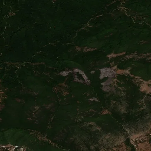 Wildfire near Kallífytos — Sentinel-2 true color