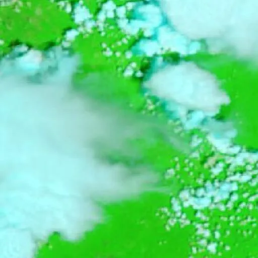 Wildfire near Kancabchén — NASA satellite