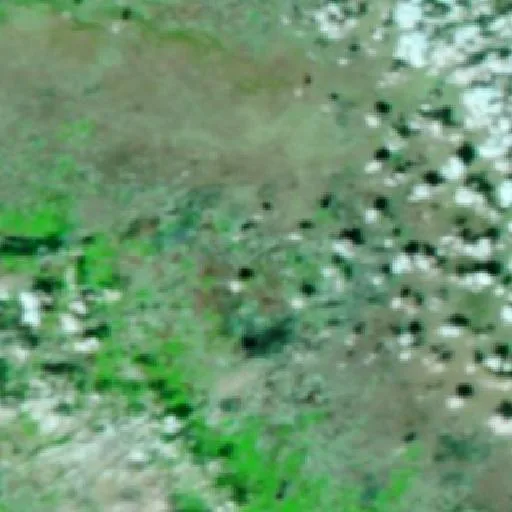 Wildfire near Karacadağ — NASA satellite