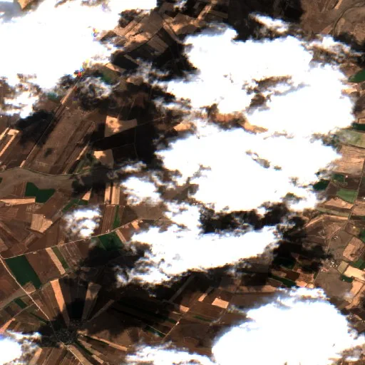 Wildfire near Karacadağ — Sentinel-2 true color