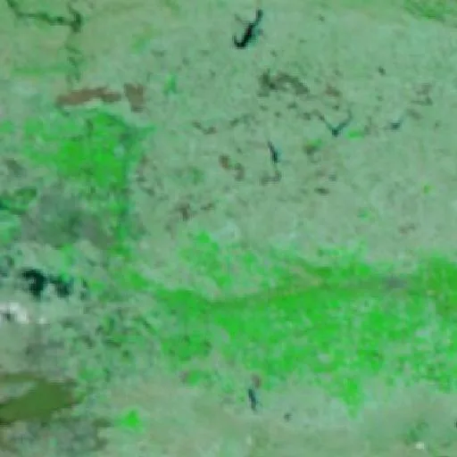 Incendio cerca de Karaçalı — NASA satellite
