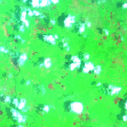 Incendio cerca de Kenyau (2 oct · S) — Sentinel-2 SWIR (fuego)