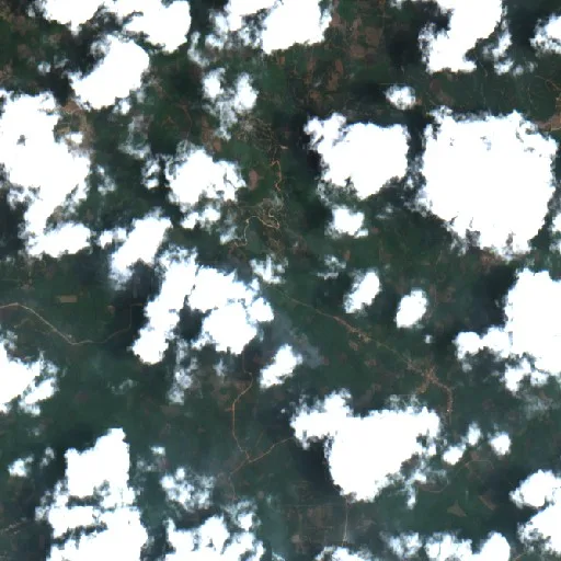 Incendio cerca de Ketapang (2 oct · NE) — Sentinel-2 true color