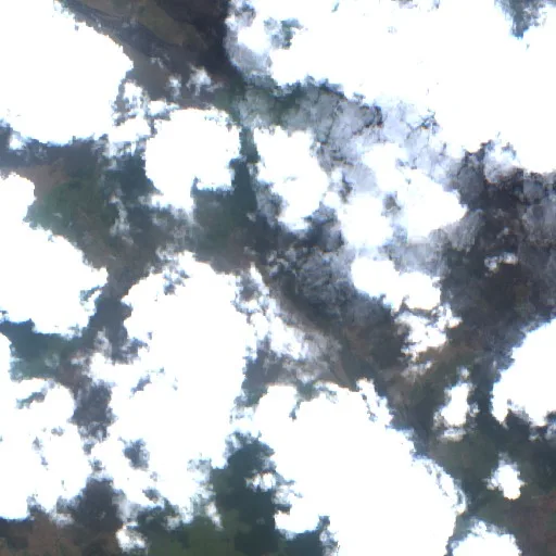 Wildfire near Kimaam — Sentinel-2 true color
