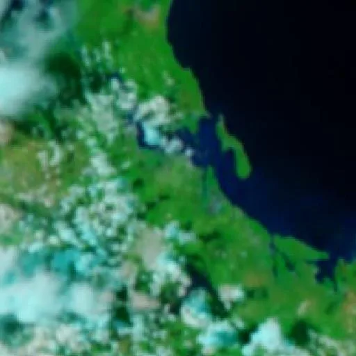 Kin Kora Bushfire — NASA satellite