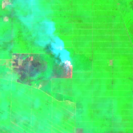 Incendio cerca de Kotabesi — Sentinel-2 SWIR (fuego)