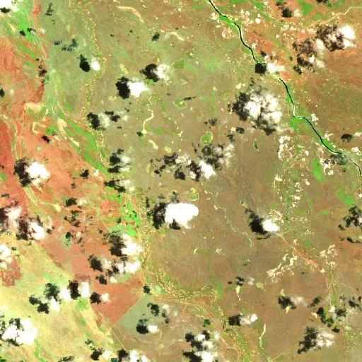 Kowanyama Bushfire — Sentinel-2 SWIR (fuego)