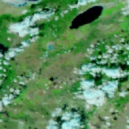 Wildfire near Kozluca — NASA satellite