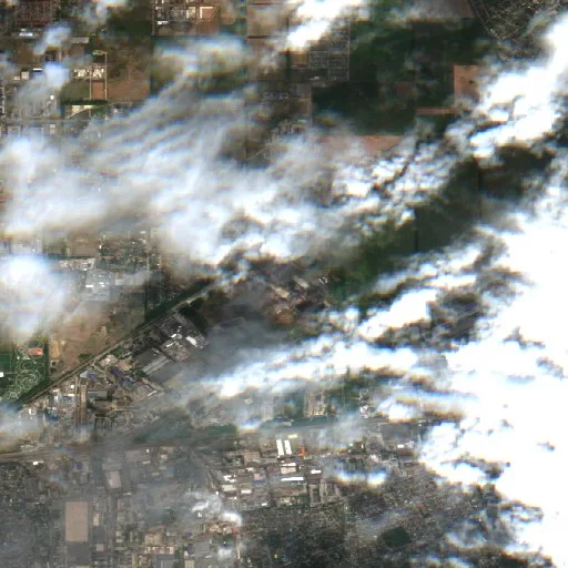 Incendio cerca de Krasnodar — Sentinel-2 true color