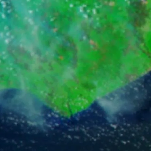 Wildfire near Kuala Pembuang (Sep 18 · S) — NASA satellite