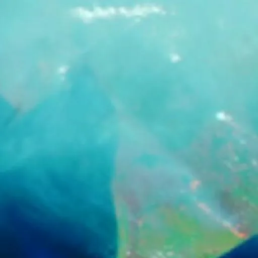 Wildfire near Kumai (Oct 12) — NASA satellite