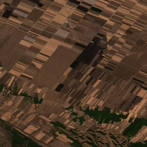 Incendio cerca de Kuštilj — Sentinel-2 true color