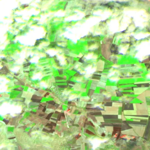 Incendio cerca de Kutluca — Sentinel-2 SWIR (fuego)