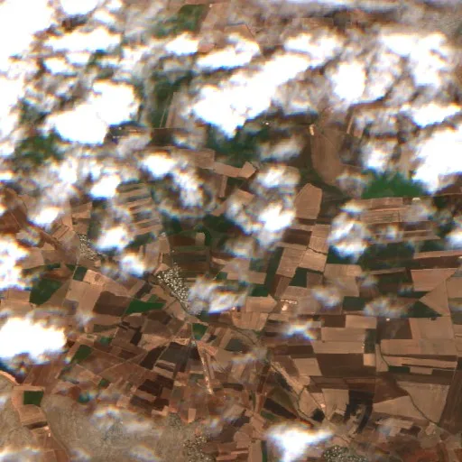 Incendio cerca de Kutluca — Sentinel-2 true color