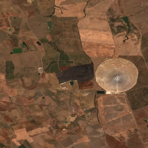Wildfire near La Campana — Sentinel-2 true color