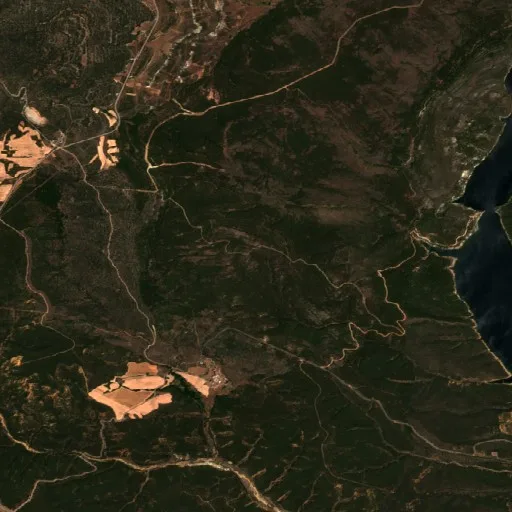 Incendio Wildfire near La Mierla (ES) — Sentinel-2 true color