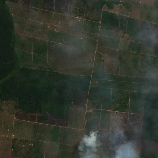 Wildfire near Lábrea (Sep 9) — Sentinel-2 true color