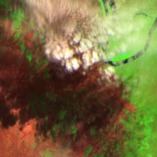 Wildfire near Ladário (Sep 4) — Sentinel-2 SWIR (fuego)