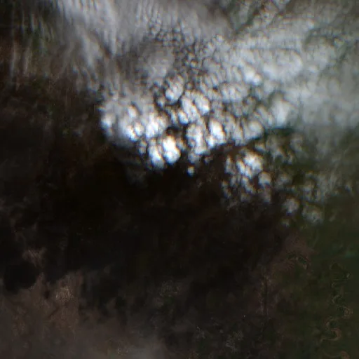 Wildfire near Ladário (Sep 4) — Sentinel-2 true color
