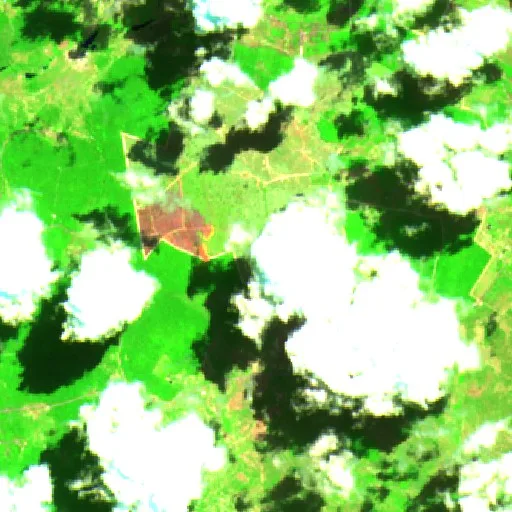 Wildfire near Lagoa Alegre — Sentinel-2 SWIR (fuego)