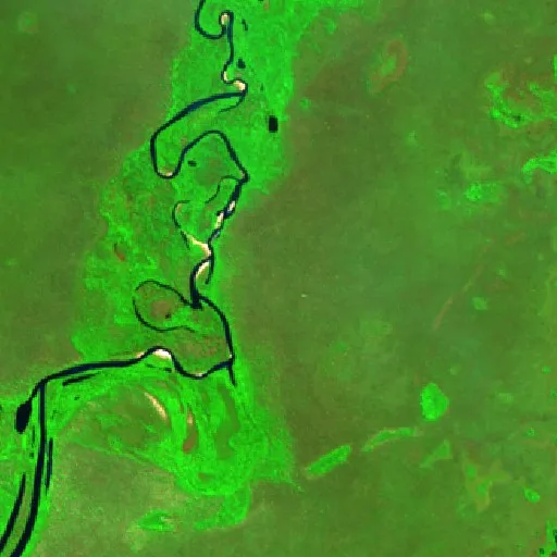 Incendio cerca de Lagoa da Confusão (23 jul) — Sentinel-2 SWIR