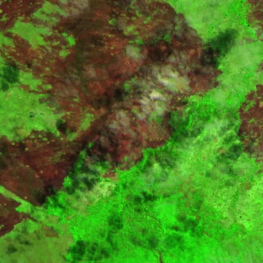 Incendio cerca de Lagoa da Confusão (24 jul · NE) — Sentinel-2 SWIR (fuego)