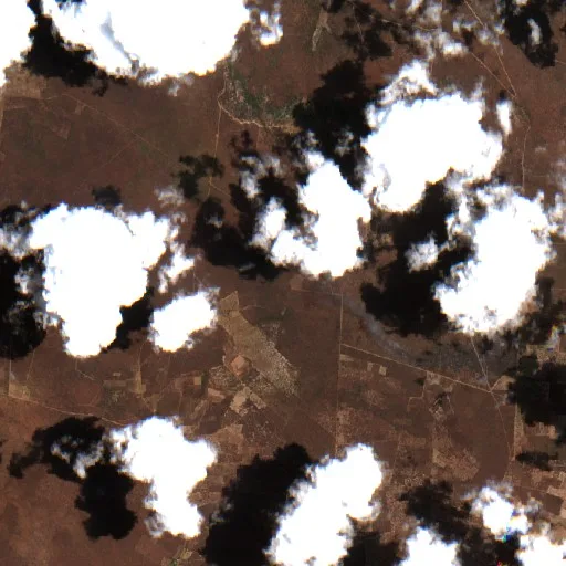 Wildfire near Lagoa do Sítio — Sentinel-2 true color