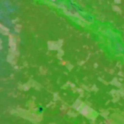 Wildfire near Laguna Yema (Sep 26) — NASA satellite