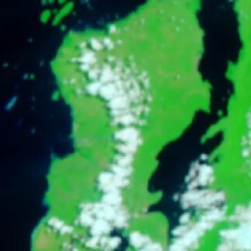 Wildfire near Lasehao — NASA satellite
