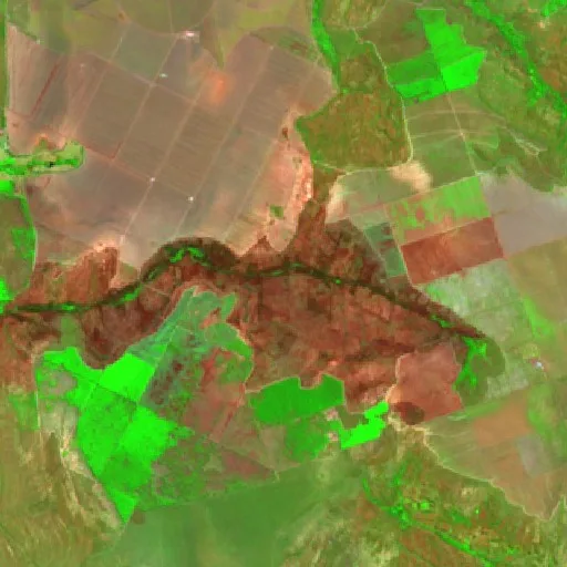 Wildfire near Lassance (Aug 21) — Sentinel-2 SWIR (fuego)