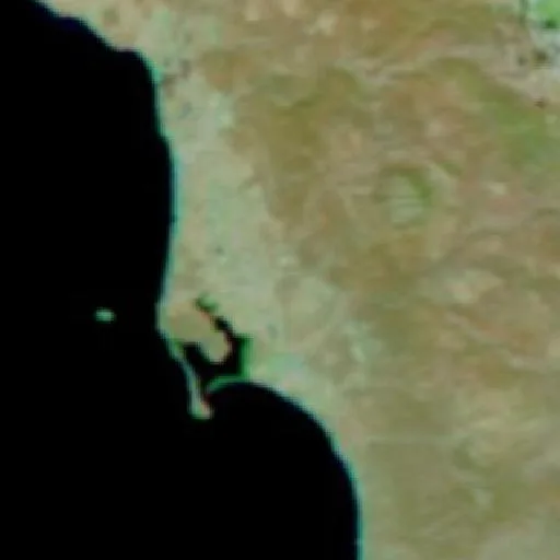 Incendio cerca de Lázaro Cárdenas — NASA satellite