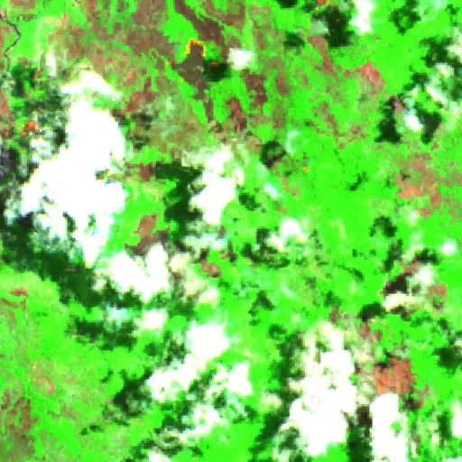 Incendio cerca de Leksula — Sentinel-2 SWIR (fuego)
