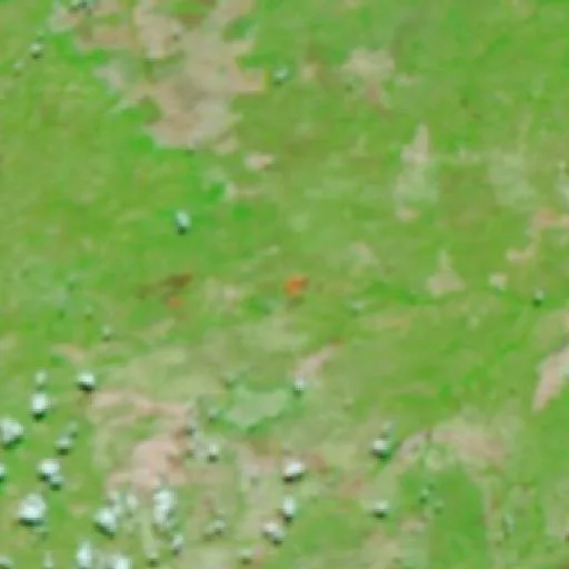 Wildfire near Lizarda (Sep 14) — NASA satellite