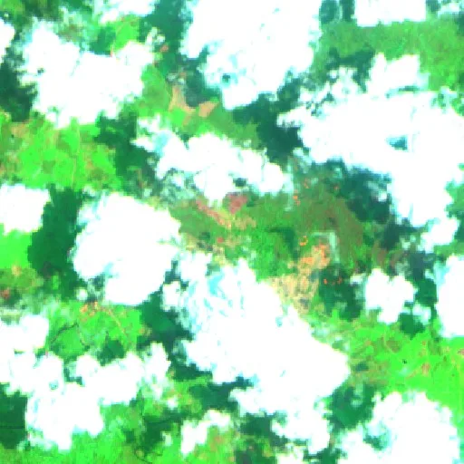 Incendio cerca de Longikis — Sentinel-2 SWIR (fuego)