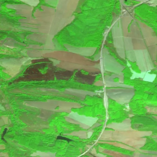 Wildfire near Lovech — Sentinel-2 SWIR (fuego)