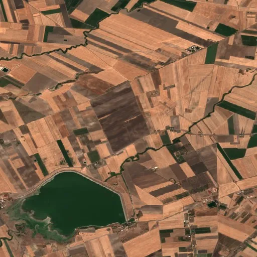 Wildfire near Lucera — Sentinel-2 true color