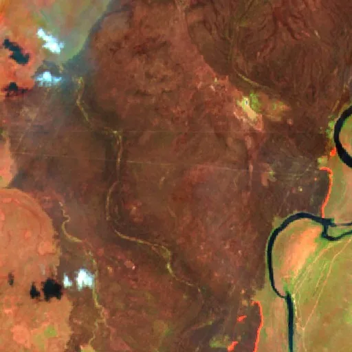 Incendio cerca de Lumina — Sentinel-2 SWIR (fuego)