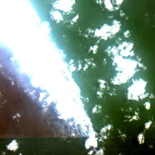 Wildfire near Lupak — Sentinel-2 true color