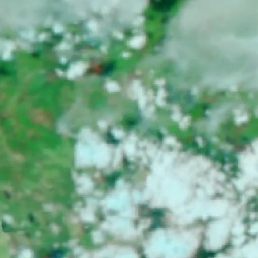 Wildfire near Macaco — NASA satellite