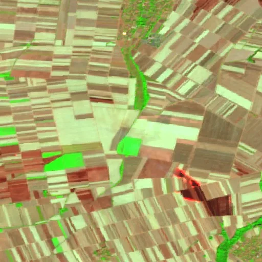 Incendio cerca de Mačvanska Mitrovica — Sentinel-2 SWIR (fuego)
