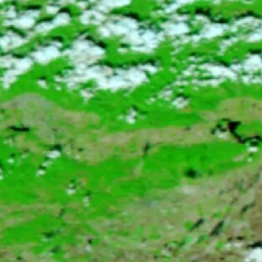 Incendio cerca de Maglizh — NASA satellite